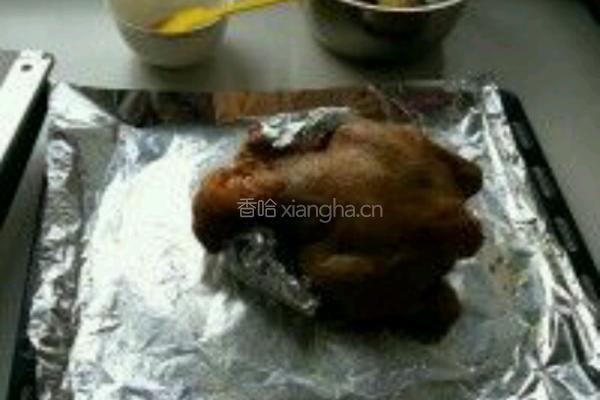 自制蔬菜烤鸡的做法图解5