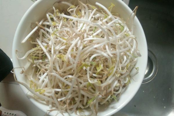酸辣炒豆芽的做法图解2