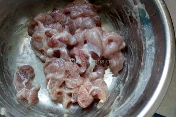 秋葵炒肉片的做法图解3