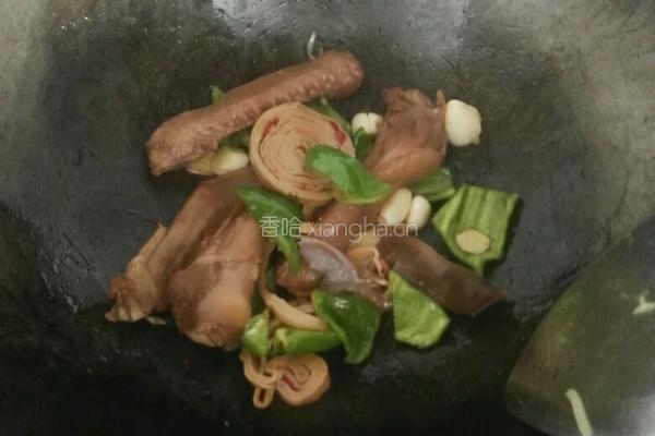 炒卤菜的做法图解3