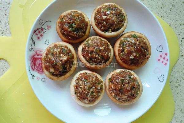香菇酿肉的做法图解5