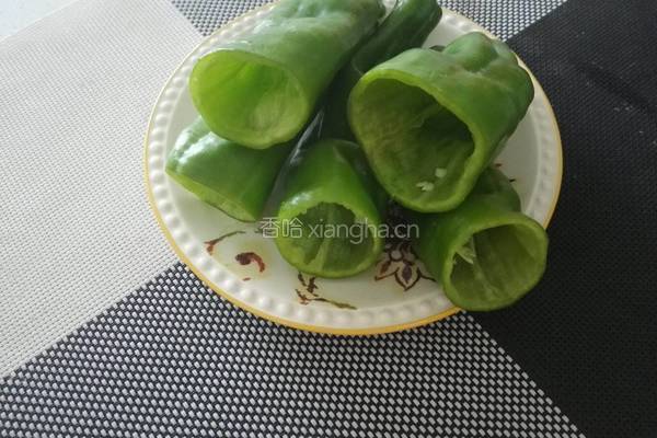 虎皮椒酿肉的做法图解5
