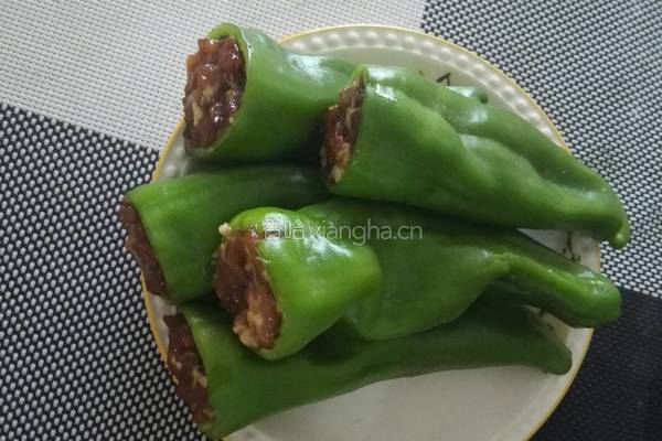 虎皮椒酿肉的做法图解6