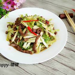 韭黄牛肉丝的做法[图]