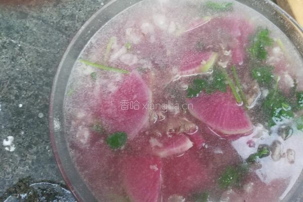 萝卜羊肉汤的做法图解3