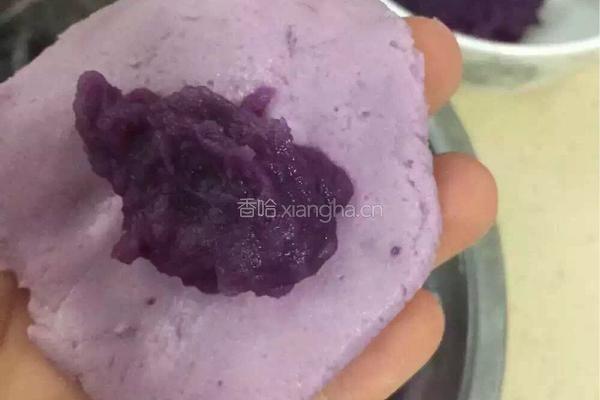 紫薯饼的做法图解4
