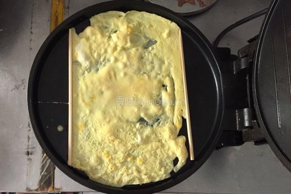 火腿鸡蛋卷的做法图解4