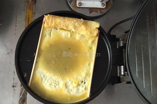 火腿鸡蛋卷的做法图解6