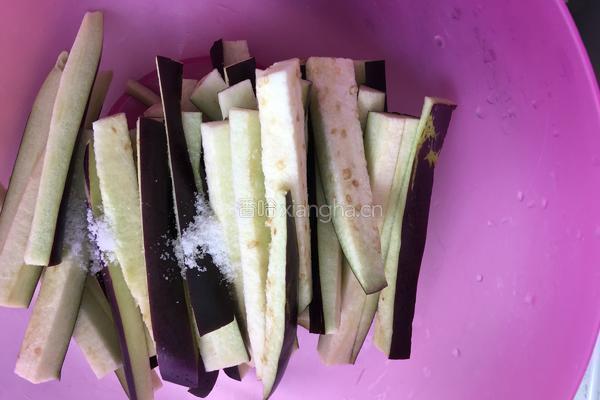 蒜末茄子的做法图解3