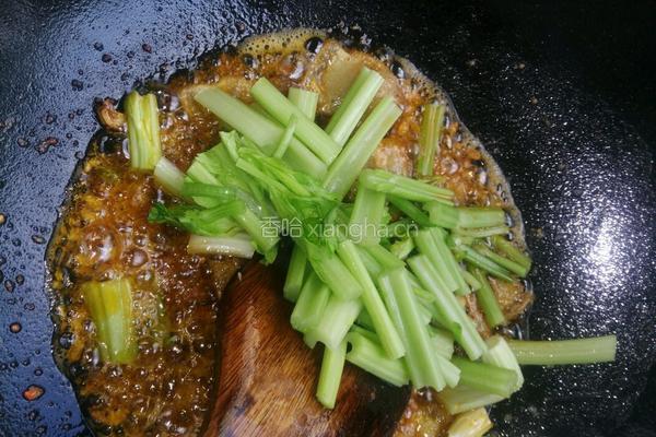 芹菜炒豆干的做法图解8