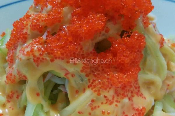 青瓜蟹子沙律的做法图解7