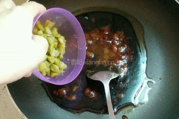 酸豆角汤面的做法图解5