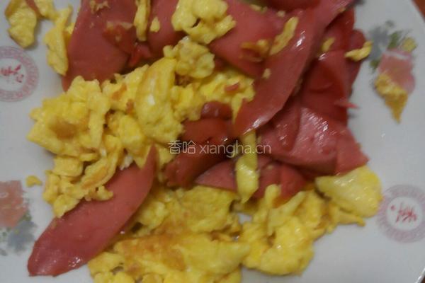 鸡蛋炒火腿