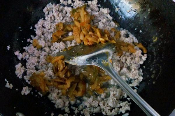 榨菜肉沫面的做法图解5