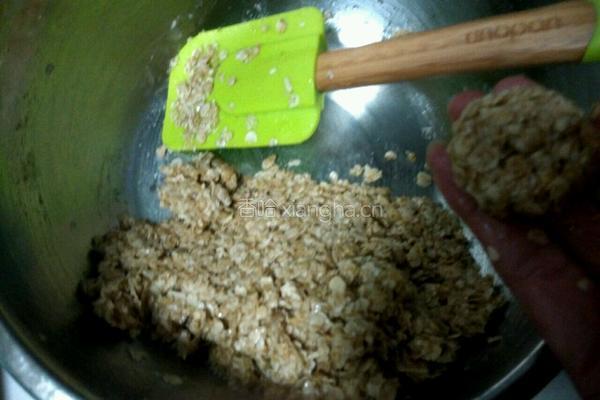 蜂蜜燕麦饼干的做法图解4