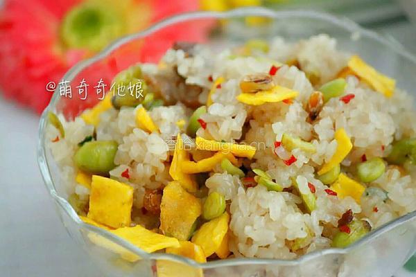 生炒糯米饭的做法图解1