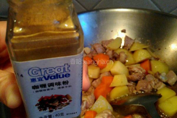 咖喱土豆炖鸡腿的做法图解6