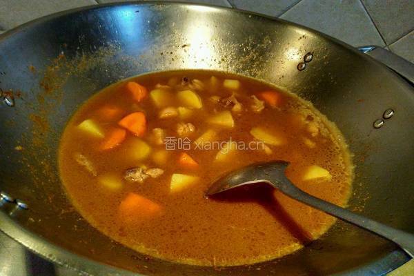 咖喱土豆炖鸡腿的做法图解7
