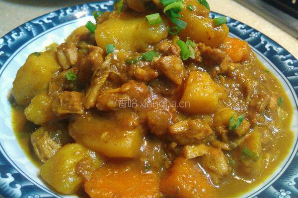 咖喱土豆炖鸡腿的做法图解9