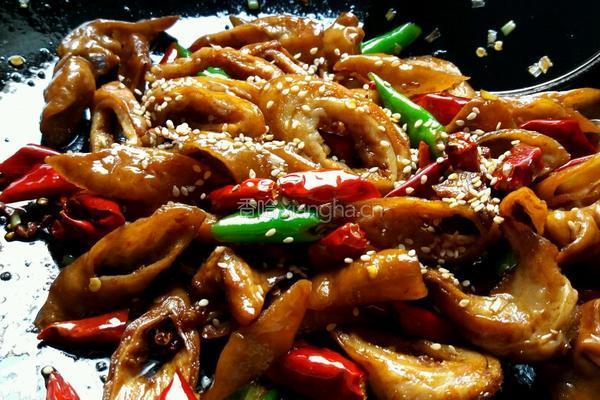 干煸肥肠的做法图解11
