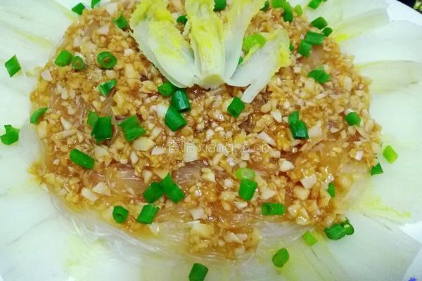蒜香粉丝娃娃菜的做法图解7