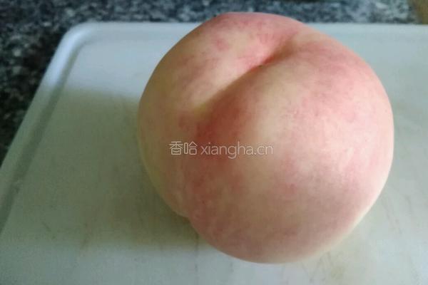 水蜜桃酸奶奶昔的做法图解1