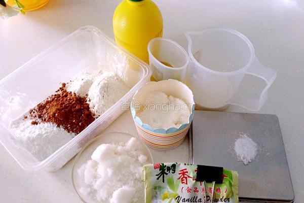 可可戚风蛋糕的做法图解1