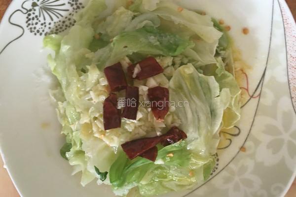 炝拌卷心菜的做法图解3