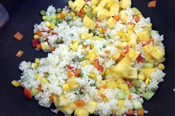 菠萝饭的做法图解8