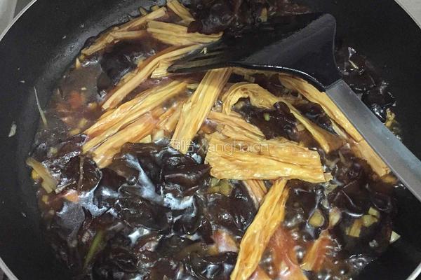 红烧腐竹的做法图解8