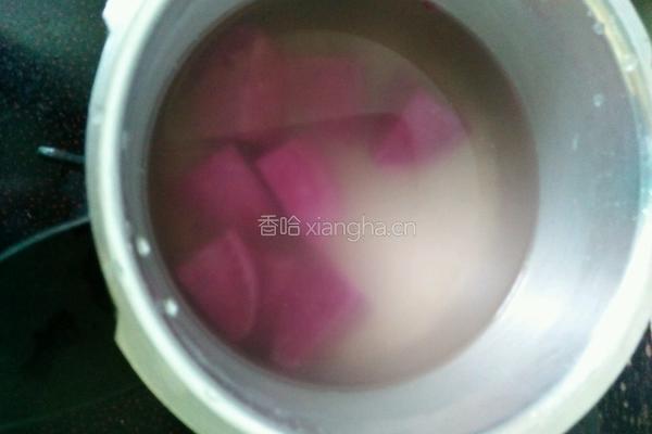紫薯粥的做法图解4