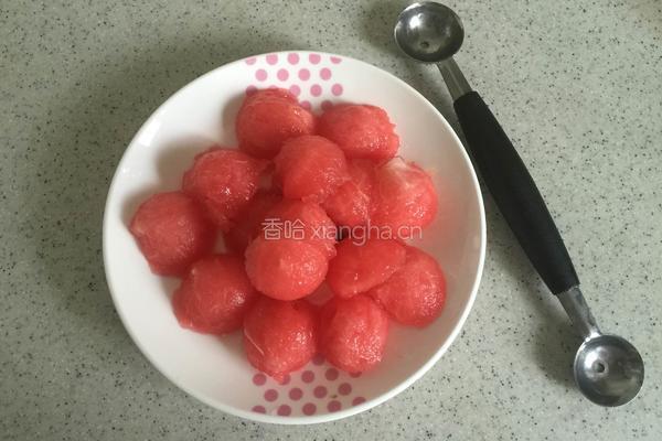 西瓜牛奶西米露的做法图解7