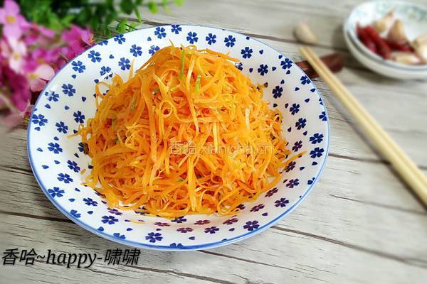 清炒胡萝卜的做法图解6