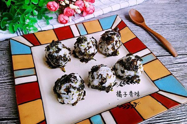 紫菜饭团的做法图解6