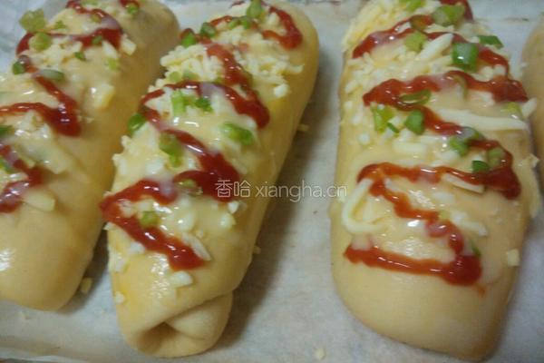 葱香芝士火腿面包的做法图解6