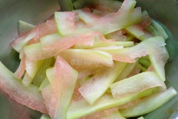 脆爽西瓜皮的做法图解4