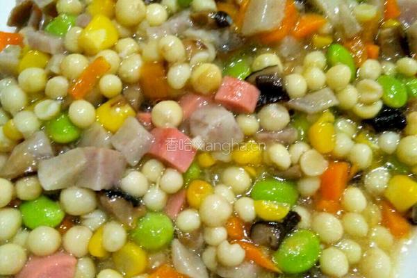 杂蔬鲜芡实的做法图解5