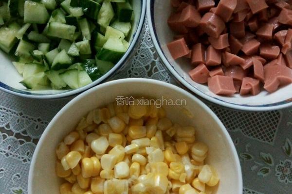 蛋包饭的做法图解1