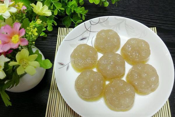 水晶南瓜糕的做法图解9