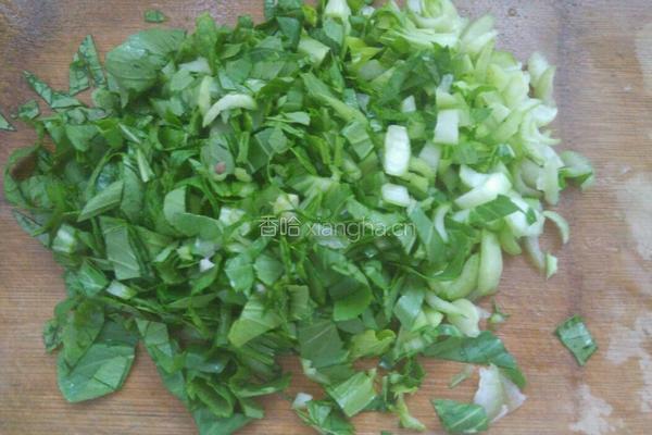 青菜瘦肉粥的做法图解3