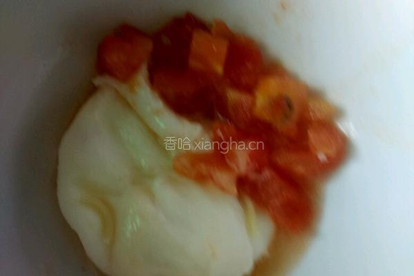 番茄鲜虾窝蛋面的做法图解5