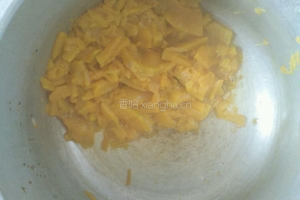 南瓜发蒸的做法图解4