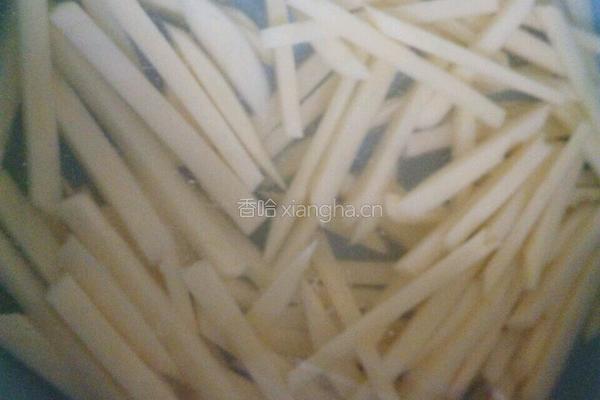 炸薯条的做法图解2