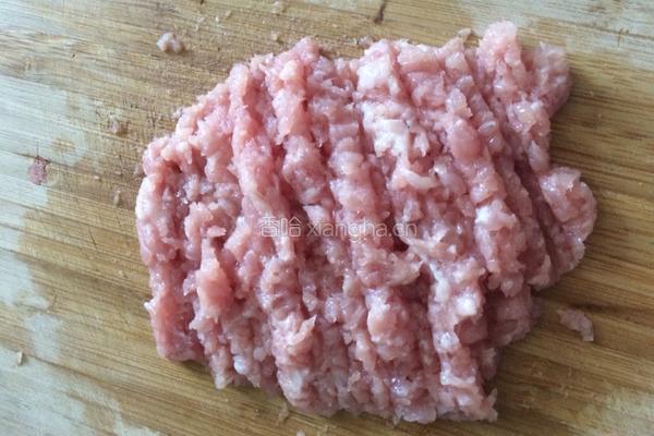 蒸肉丸的做法图解1