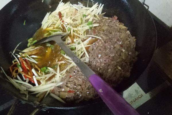 仔姜牛肉丝的做法图解6