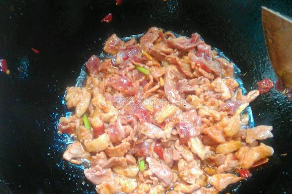 苦瓜青椒炒肉的做法图解5