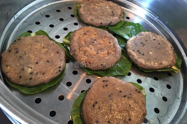 花生芝麻豆渣饼的做法图解5