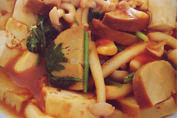 酸辣素鸡白玉菇