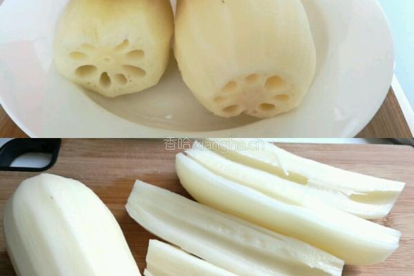 纯正莲藕羹的做法图解1