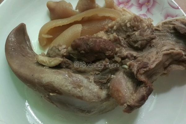白灼猪舌的做法图解4